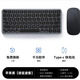 天際流【2025全新頂配】蘋果妙控鍵盤ipad平板Macbook pro/air/5/6/7無線藍牙電腦臺式辦公筆記本 【鍵盤鼠標套裝】蘋果全套黑色 超薄1:1 | 全設備兼容 | 送2.4G接收器