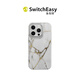 SwitchEasy Artist 3D適用于蘋果16個性時尚手機(jī)殼 iPhone16pro復(fù)古磁吸保護(hù)殼 大理石白 6.3英寸-iPhone 16Pro
