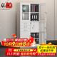 京牛辦公鐵皮文件柜玻璃展示抽屜柜檔案資料柜帶鎖財務(wù)憑證柜儲物柜子 三斗保文件柜 0.6mm