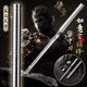 升級(jí)款霸王刀棍高錳鋼茶刀手工鍛打水果刀把玩擺件 霸王帶刀棍【便攜棍中刃】 廠家直供-錳鋼鍛造-鋒利十年