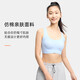 HOTSUIT后秀運動(dòng)內衣女瑜伽背心跑步健身柔軟舒適美背bra文胸 天藍 M