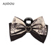 AJIDOU阿吉豆抓夾生日禮物女 甜美優(yōu)雅蝴蝶結發(fā)夾日常百搭送女友 閨蜜 黑白色 1個(gè)