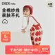 papa【fulu】爬爬秋冬季男女寶寶連體衣嬰兒背帶褲針織爬服可愛(ài) 紅色 80cm