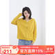 無(wú)色無(wú)味經(jīng)典休閑簡(jiǎn)約 熱賣(mài)款 全棉針織衫 毛衣 開(kāi)衫 外套 女裝 芥末黃 L (38)