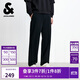 杰克·瓊斯（JACK&JONES） 男裝秋季經(jīng)典百搭休閑純棉舒適松緊抽繩運動直筒衛(wèi)褲22531D030