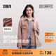 森馬（Semir）森柔牛仔|商場(chǎng)同款牛仔外套女街頭春季2025新款甜酷寬松夾克 紅色調00366 L 165/88A