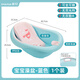 茶花嬰兒童可坐躺加厚大號洗澡盆寶寶浴盆新生兒浴桶嬰兒 洗澡盆 藍色