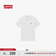 Levi's【商場(chǎng)同款】李維斯25年夏季新款情侶短袖Polo衫003MS 白色 003MS-0001 L