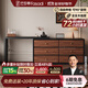 法莎蒂中古風(fēng)梳妝臺斗柜一體臥室復古化妝桌小戶(hù)型收納柜化妝臺 1.2m梳妝臺+1.4m六斗柜