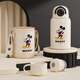 迪士尼（Disney）保溫杯兒童水杯316不銹鋼大容量雙蓋帶杯套上學(xué)專用喝水杯021MX