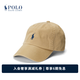 Polo Ralph Lauren 拉夫勞倫 男女同款 經(jīng)典款棉質(zhì)卡其布棒球帽RL52488 250-棕色 ONE