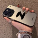 帝仕信【幸運(yùn)英文字母】適用蘋果15promax手機(jī)殼iphone14pro磨砂高級感13pm創(chuàng)意15Pro小眾12防摔保護(hù)套 磨砂彩銀殼 黑框 幸運(yùn)字母【Z】 iPhone 13 Promax