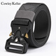 COWLEY KELLER戰術(shù)腰帶男眼鏡蛇卡扣機能工裝褲加長(cháng)帆布戶(hù)外禮盒 灰色 105cm