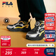 FILA斐樂(lè )兒童跑步鞋2025年秋季新款男女小童旋鈕復古運動(dòng)休閑鞋 黑/太空銀-BS 31 內長(cháng)19.5cm