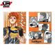 SHONEN JUMP SHOP官方排球少年 文件夾 日向影山烏野音駒高校動漫周邊 名場景文件夾 日向翔陽