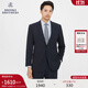 布克兄弟（BrooksBrothers）【100%綿羊毛】男士新款經(jīng)典缺角領(lǐng)西服修身純色西裝外套 4004-藏青色 44 44RG