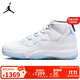 耐克NIKE男休閑鞋喬丹AJ11 JORDAN 11高幫運動(dòng)鞋CT8012-104白藍44