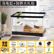 BARBAROUS GROWTH烏龜缸家用帶曬臺(tái)爬臺(tái)生態(tài)亞克力飼養(yǎng)箱造景水循環(huán)客廳造景小魚(yú)缸 裸缸+十件大禮包【爬友推薦】 PET材質(zhì)30*18*18【高清透白】 武士黑【熱賣(mài)推薦】