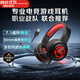 漫步者（EDIFIER）【性?xún)r(jià)比優(yōu)選】HECATE G1 PRO游戲耳機USB7.1聲道電競吃雞耳麥頭戴式電腦網(wǎng)課辦公室麥克風(fēng)有線(xiàn)控 黑紅色