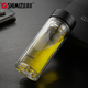 清水（SHIMIZU） 雙層玻璃杯茶水分離防燙辦公車載水杯帶濾網(wǎng)泡茶杯可定制SM-8021 SM-8021- 032 320ml