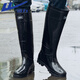 回力雨鞋男士高筒戶外勞防雨水不易滑膠鞋水鞋雨靴耐磨 HXL8199黑色42
