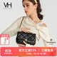VANESSA HOGAN VH女包玫瑰系列海倫單肩包菱格包牛皮鏈條斜挎包輕奢腋下包禮物
