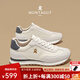 夢(mèng)特嬌（MONTAGUT）阿甘鞋男鞋2025秋冬新款時(shí)尚透氣休閑運動(dòng)鞋男舒適軟底旅游鞋子男 白色(皮鞋碼） 39