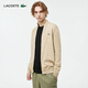 LACOSTE法國鱷魚(yú)男裝百搭純色立領(lǐng)拉鏈針織開(kāi)衫外套|AH1957 02S/奶咖色 S 3