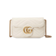 古馳（GUCCI）女包馬蒙包GGMarmont系列Supermini女士手袋絎縫鏈條斜挎包