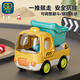 谷雨（GOODWAY）工程車0-3歲6兒童玩具嬰兒學爬小汽車模型慣性滑行挖掘機生日禮物