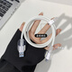 鉑選適用小米120W充電器保護套小米14pro/13pro usb快充數據線(xiàn)保護套防斷頭全包透明手機殼紅米K70簡(jiǎn)約 【簡(jiǎn)約透明-四件套】 通用小米紅米120W-14ed