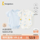 童泰（TONGTAI）嬰兒包屁衣夏季純棉寶寶連體衣衣服哈衣爬服薄款睡衣藍色59cm