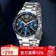 卡西歐（CASIO）手表男 商務(wù)休閑簡(jiǎn)約 指針 防水石英男表學(xué)生表考試表 MTP-1374D-2A