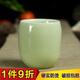 沉弗茶杯龍泉青瓷哥窯冰裂茶杯陶瓷品茗杯主人杯功夫小茶杯泡茶杯 六色杯（弟米黃）