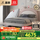 慕思（de RUCCI）兒童床皮床卡通硅膠皮單層床1.5米兒童房家具皮藝床 粉色兒童床（床架+排骨架+床墊） 1500mm*2000mm