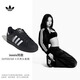 adidas明星同款SUPERSTAR II貝殼頭板鞋男女阿迪達(dá)斯三葉草 黑色/白色（宋雨琦同款）   38