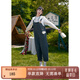 紫涵（ZIHAN）紫涵蘿卜背帶褲女秋季可愛(ài)日系可調節肩帶小個(gè)子連體長(cháng)褲 灰色 M