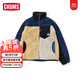 CHUMS洽洽鳥(niǎo)抓絨外套抓絨內膽戶(hù)外休閑加厚防風(fēng)保暖長(cháng)毛抓絨衣內搭夾克 CH04-1277-C078 （立領(lǐng)） M/165-170