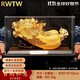 RWTW百財如意沙金白菜擺件客廳裝飾品店鋪喬遷開(kāi)業(yè)禮品辦公送開(kāi)業(yè)禮物 百財如意沙金35*15*22.5cm