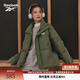 Reebok銳步官方女子經(jīng)典時(shí)尚復古拼色梭織羽絨夾克 23FRC254WGL6 S