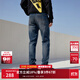 杰克·瓊斯（JACK&JONES）25年男裝潮流修身直筒彈力休閑百搭深色牛仔褲長(cháng)褲子男士四季男褲 深牛仔藍085 第二批 36 185 W36/L32