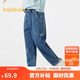 巴拉巴拉童裝兒童男童牛仔褲秋裝長(zhǎng)褲工裝風(fēng)24108103
