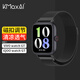 KMaxAI適用vivo/iQOO WATCH GT米蘭尼斯金屬表帶 磁吸不銹鋼編織手表帶 透氣商務替換腕帶 創(chuàng)意磁扣 黑色