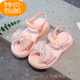 G.DUCKKIDS夏季新款校園女童涼鞋百搭公主涼鞋小中大童甜美ins風(fēng)小女孩涼鞋 愛(ài)莎 粉色 28 內長(cháng)17.5厘米5歲