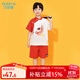 古妮婭哪吒衣服漢服兒童cos服裝男女童國風(fēng)套裝110