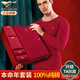 七匹狼本命年男裝秋衣秋褲男士純棉保暖內衣男款屬蛇年結婚鴻運套裝禮物 【酒紅圓領(lǐng)6件套】?jì)任锶鐖D所示 2XL 180推薦 150-170斤