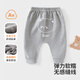 棉芹嬰兒褲子春秋裝高腰護肚褲子保暖外穿0-3歲滿(mǎn)月寶寶秋冬大屁屁褲 茸茸熊 100cm
