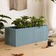 傲元防腐木花箱木頭花盆戶(hù)外木質(zhì)長(cháng)方形種植箱庭院木制花槽陽(yáng)臺種 長(cháng)120厘米寬30厘米高30厘米 木星空灰
