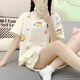 怡淑涵夏季睡衣女可愛(ài)玉桂狗少女甜美卡通薄款學(xué)生家居服短袖短褲套裝 zd-536#海綿寶寶 XL 115-135斤