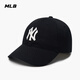 MLB帽子男女軟頂棒球帽虞書欣明星同款運(yùn)動鴨舌帽3ACP6601N-50BKS-F